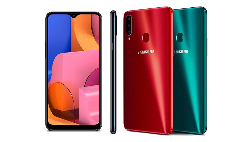 thiết kế Samsung Galaxy A20s